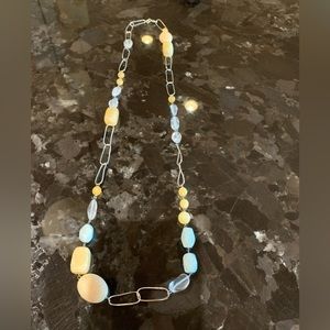 Silver & Stone Necklace